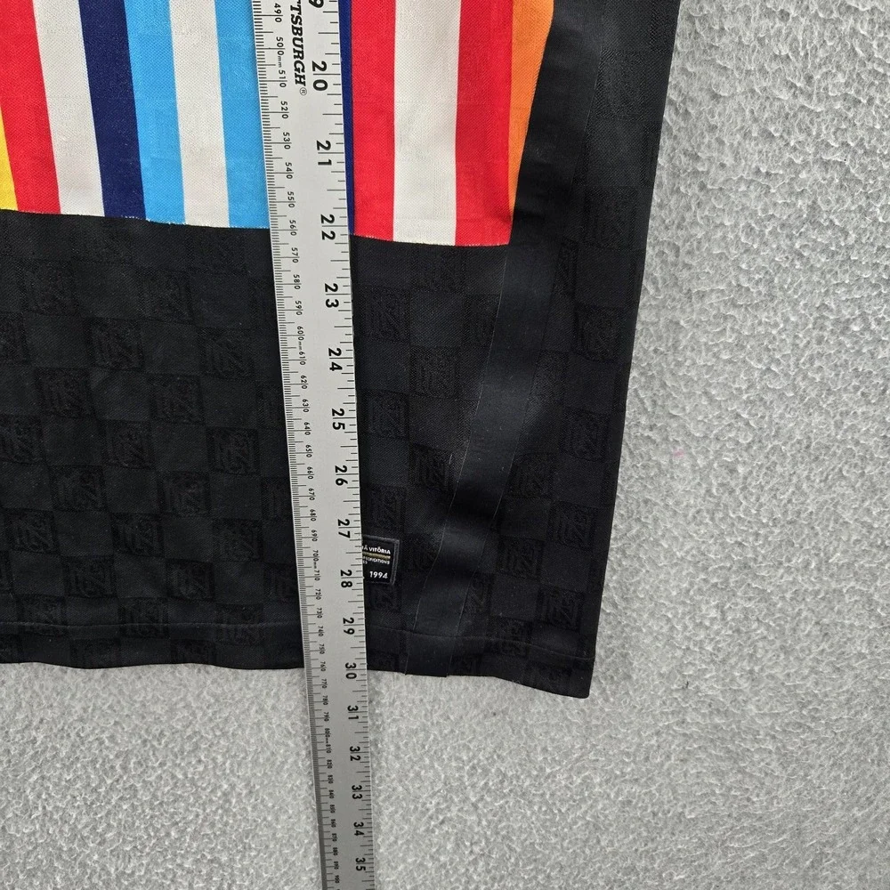 Nike Men Shirt 2XL Black FC 2018 Logo‎ Embroidery Striped Stripe Activewear